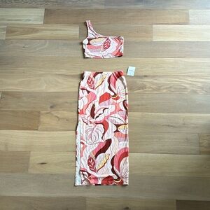 Forever 21 New Two Piece Floral Dress